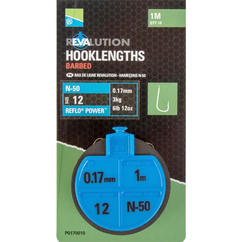 Preston Innovations Preston Revalution Hooklengths N50 - 10