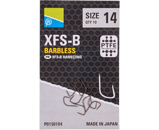 Preston XFS-B Barbless Hooks