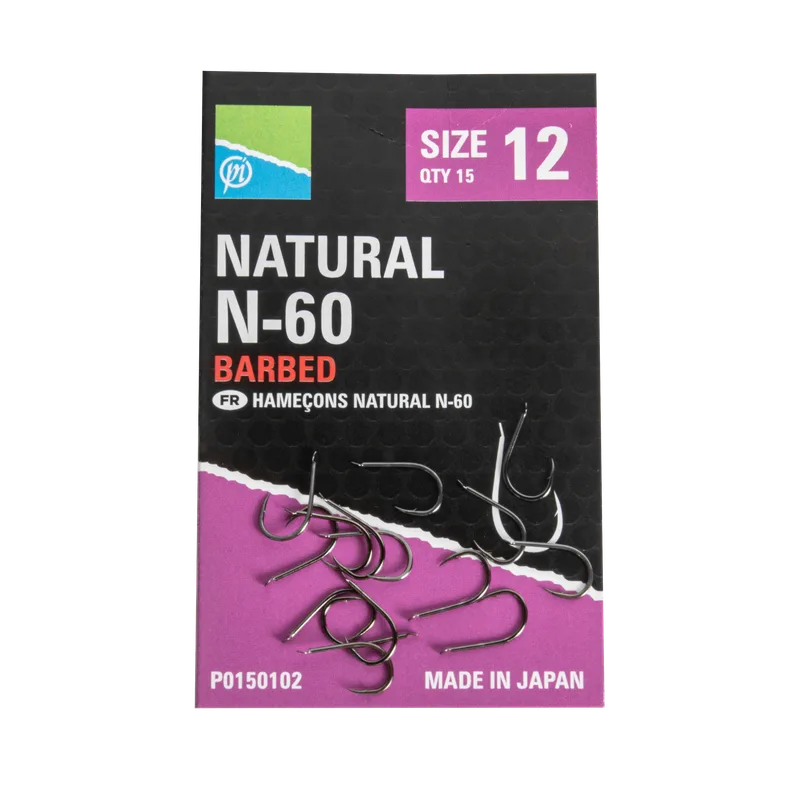 Preston Natural N-60 Hooks