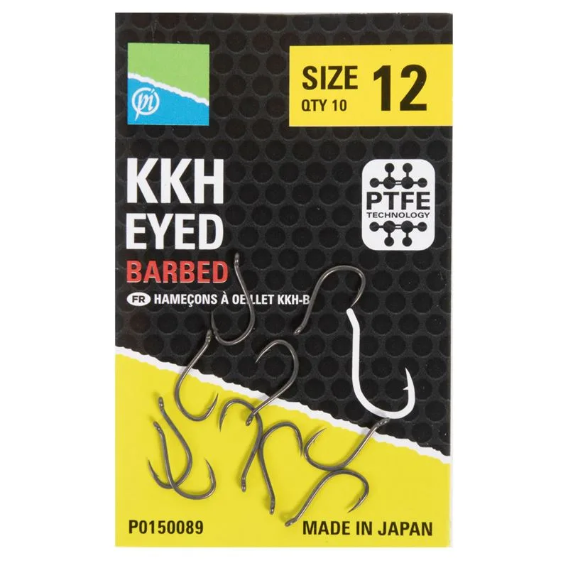 Preston KKH-B Eyed Hooks