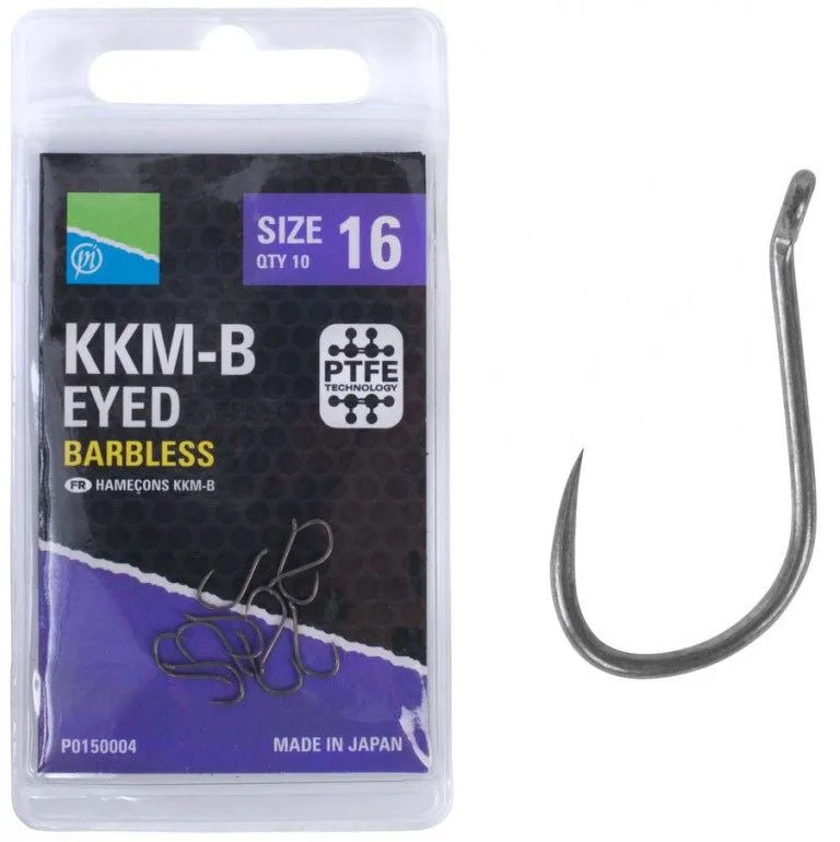 Preston KKM-B Eyed Hooks