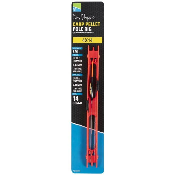 Preston Carp Pellet Pole Rigs