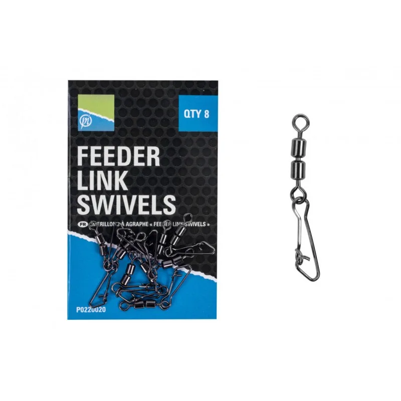 Preston Double Feeder Link Swivels