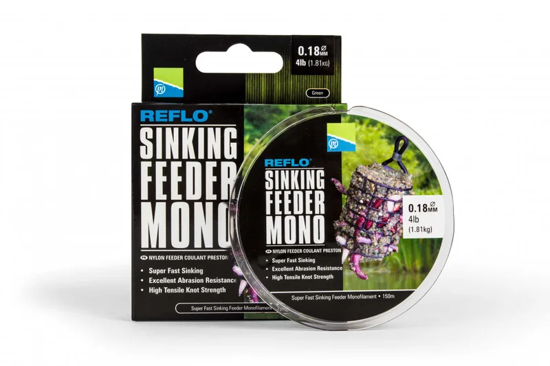 Preston Reflo Sinking Feeder Mono 150m — 3lb, 0.16mm