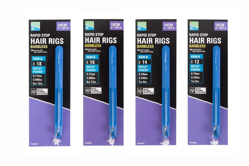 Preston MSS 4″ Rapid Stop KKM-B Hooks to Nylon
