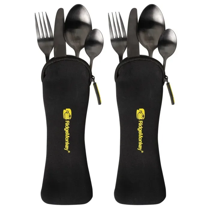 Ridgemonkey DLX Cutlery Set — 2-Pack