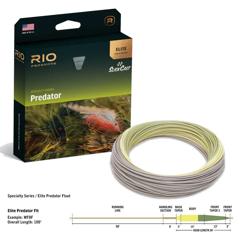 Rio Elite Predator Floating Fly Line - Rio Elite Predator Floating Fly Line WF - #10