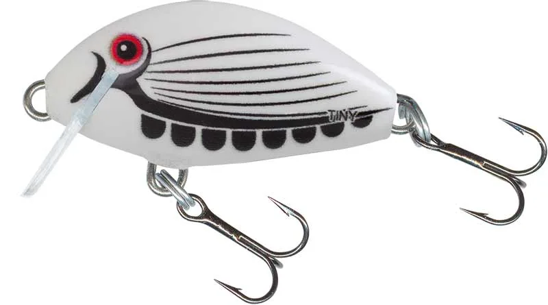 Salmo Tiny 3cm Hard Lure — Sinking, White Bait