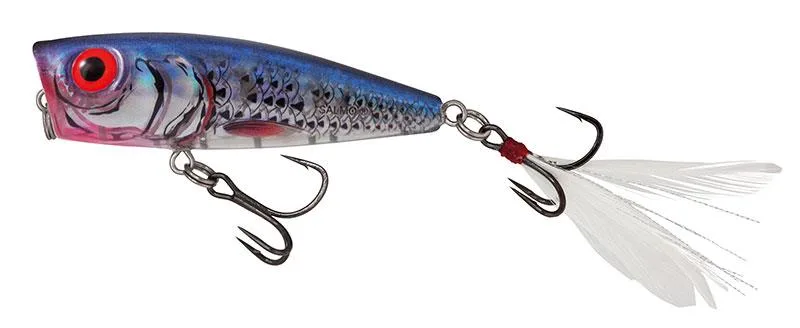 Salmo Rattlin Pop Floating 7cm — Clear Blue Shiner