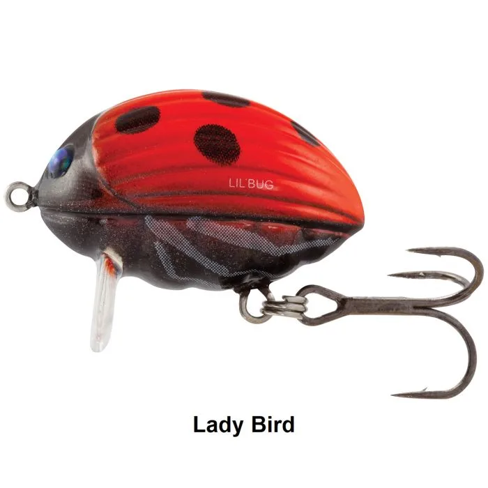 Salmo Lil’ Bug Floating Lure — 2cm, Ladybird