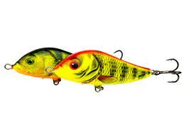 Salmo Ratlin Slider Lure 8cm 20g — Bright Perch