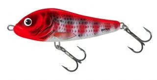 Salmo Ratlin Slider Lure 8cm 20g — Red Head Striper
