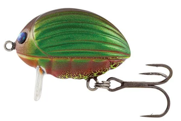 Salmo Lil’ Bug Floating Lure — 3cm, Green Bug