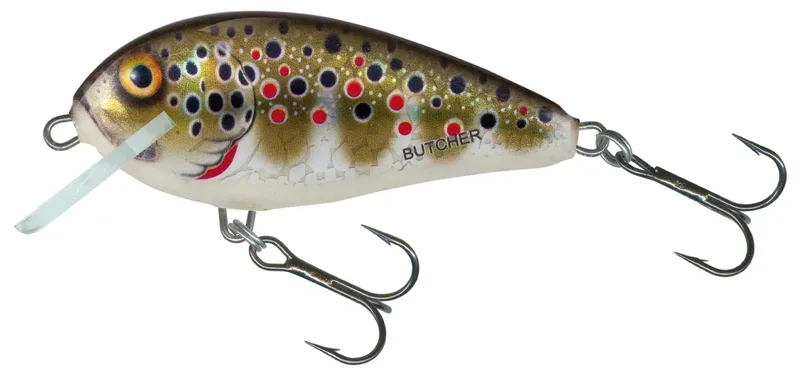 Salmo Butcher 5cm - Floating, Holographic Brown Trout