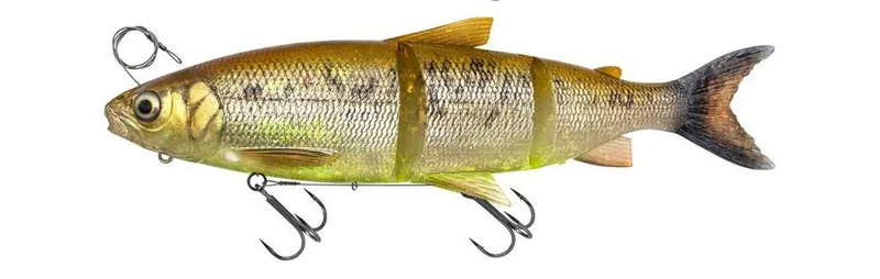 Savage Gear 3D Line Thru Whitefish - 17cm 53g, Brown Chartreuse