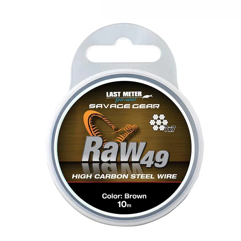 Savage Gear Raw 49 Strand Steel Wire 10m - 35lb