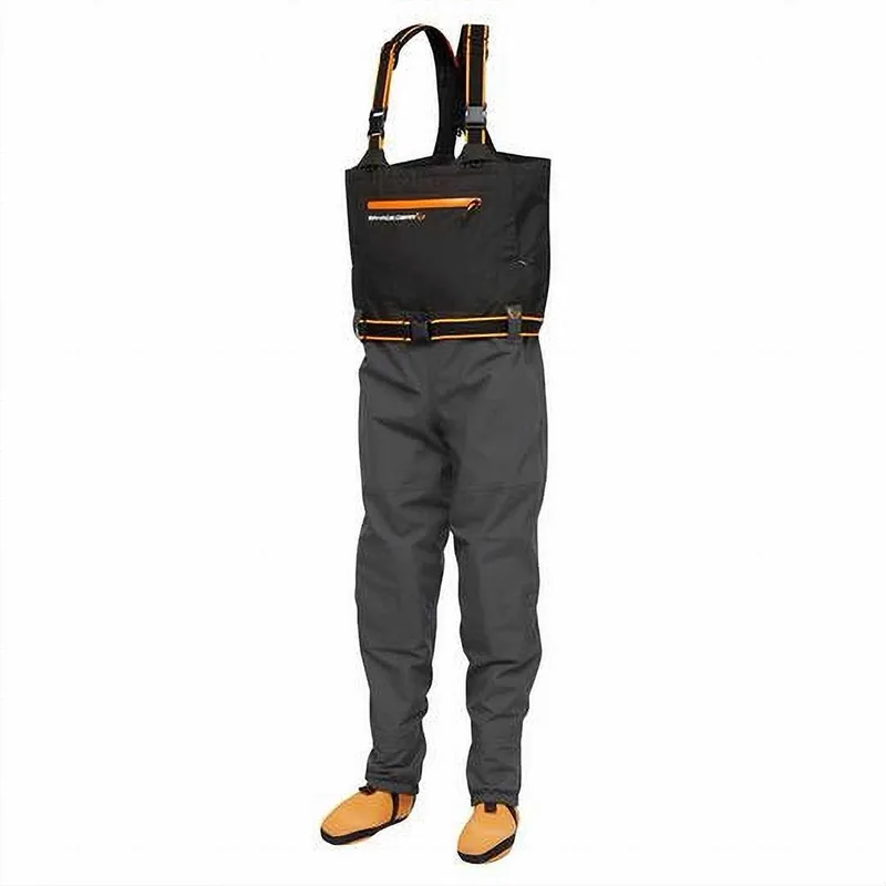 Savage Gear SG8 Chest Stocking Foot Waders - Large Short