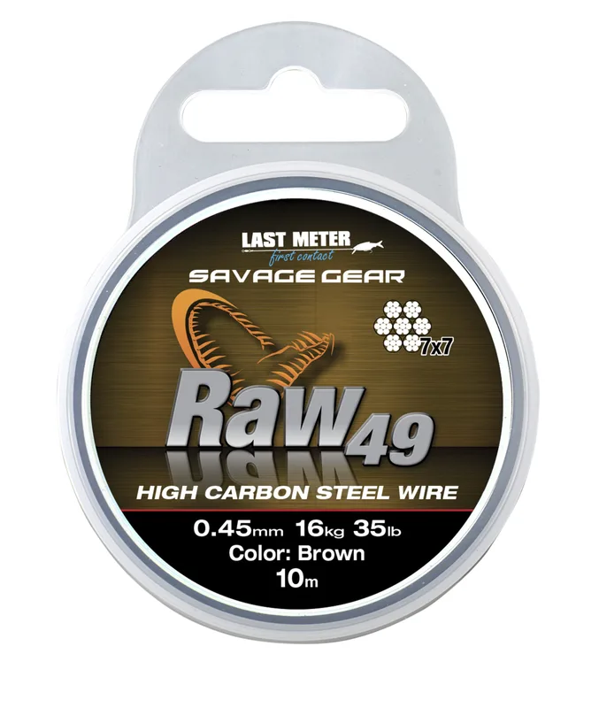 Savage Gear RAW49 Wire Trace 10m