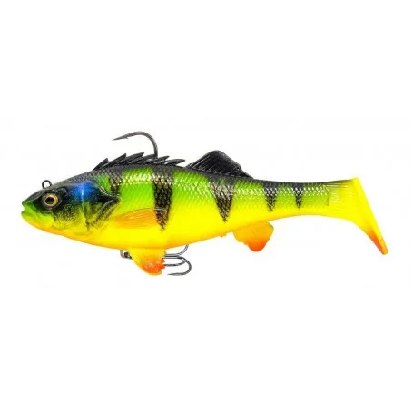 Savage Gear 3D Perch Ready To Fish Fast Sinking Lure — 12.5cm, 37g, Fire Perch