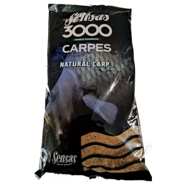 Sensas 3000 Natural Carp Groundbait 1kg