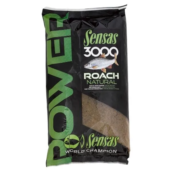 Sensas 3000 Power Roach Natural Groundbait 1kg
