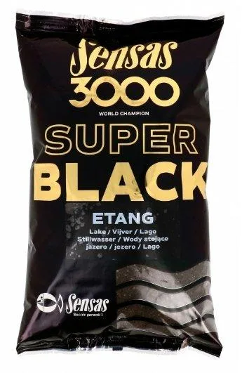 Sensas 3000 Super Black Lake Groundbait 1kg