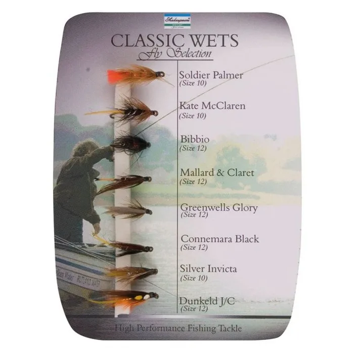 Shakespeare Sigma Fly Selection — 2 CLASSIC WETS