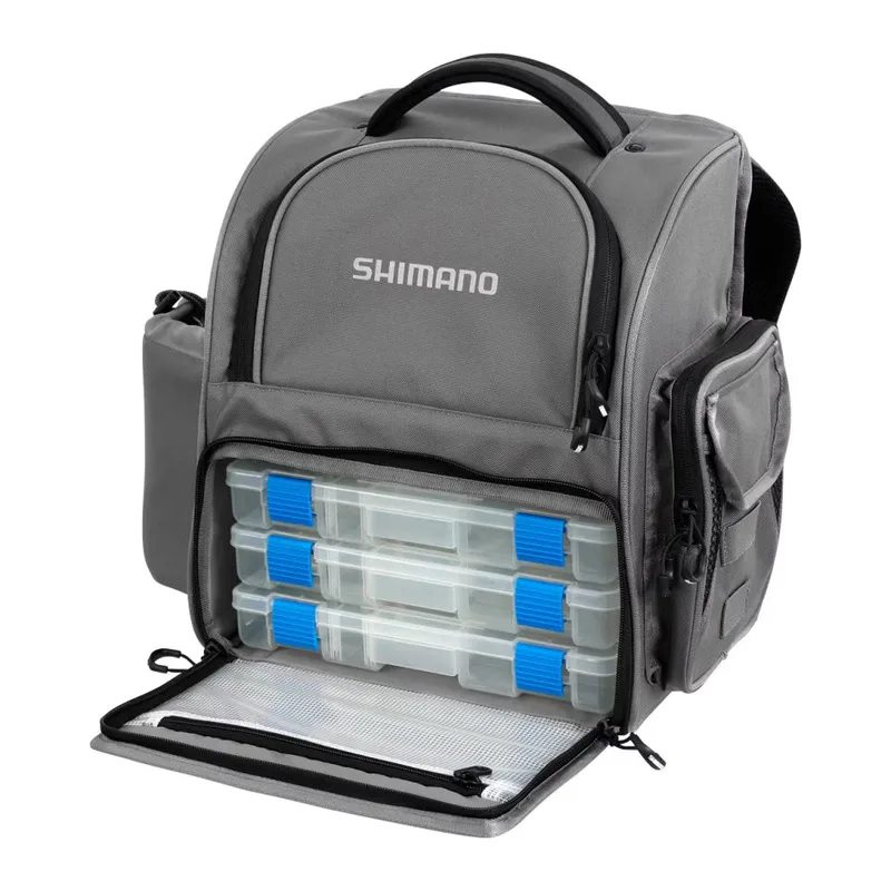 Shimano Backpack & Tackle Storage Box - Shimano Fishing Backpack & Tackle Storage Box