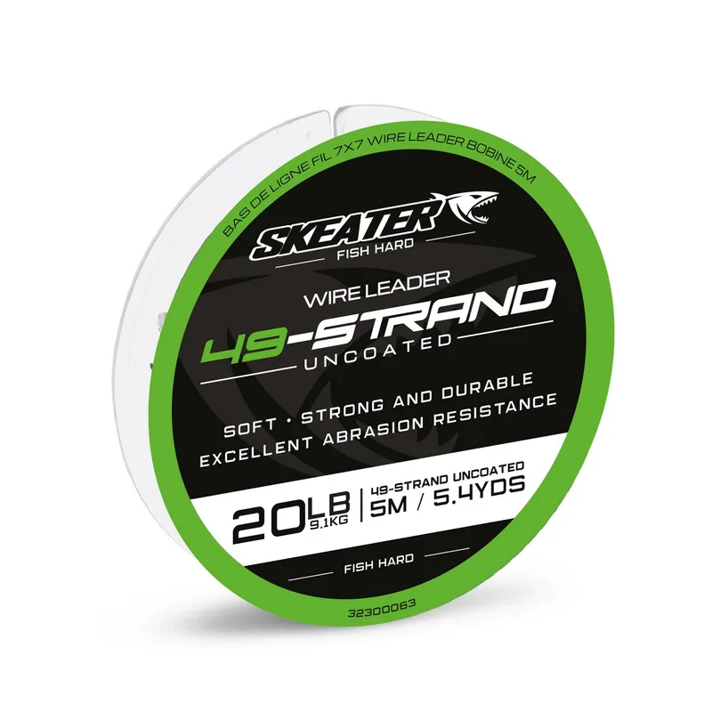 Skeater 49-Strand Uncoated Wire Leader 5m - 26lb