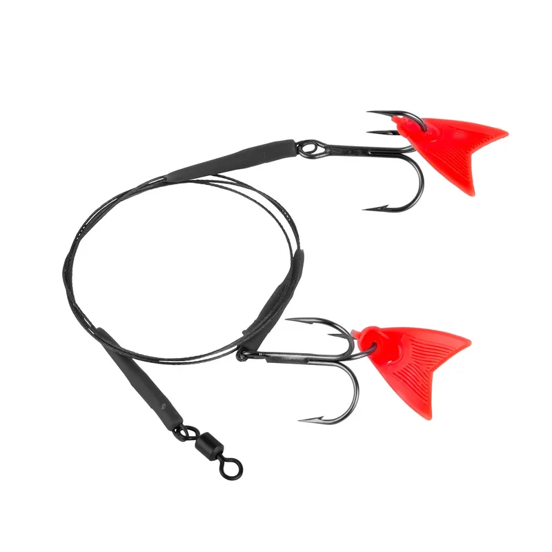 Skeater Deadbait Twin Hook Trace 7x7 50cm
