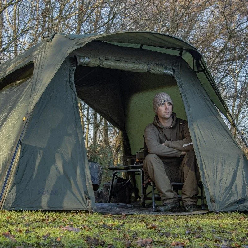 Solar SP Quick-Up Shelter Green MK2 with Groundsheet