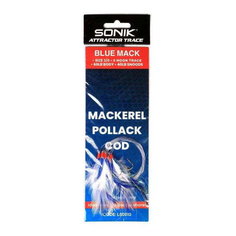 Sonik Attractor Sea Trace — Blue Mack, 3/0