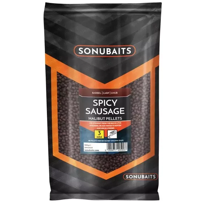 Sonubaits Halibut Pellet Spicy Sausage