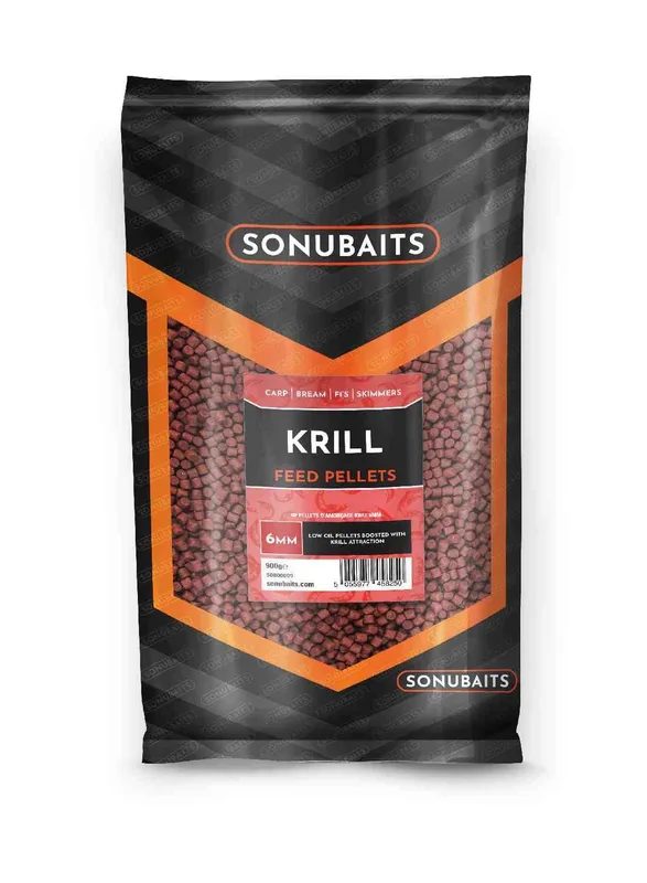 Sonubaits Krill Feed Pellets — 8mm Drilled