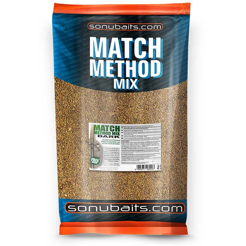 Sonubaits Match Method Mix Groundbait 2kg — Dark