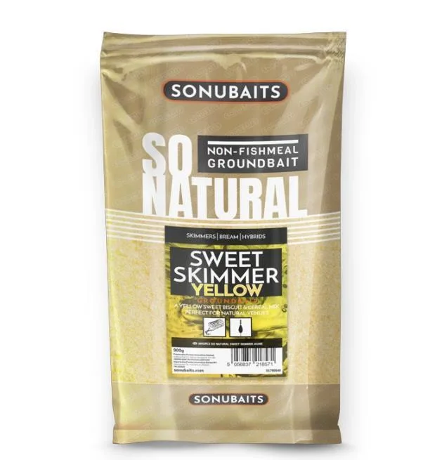 Sonubaits So Natural Groundbait — Sweet Skimmer Yellow