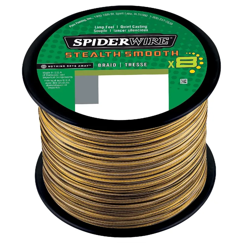 SpiderWire Stealth Smooth 8 Braid Camo - 12lb, 2000m