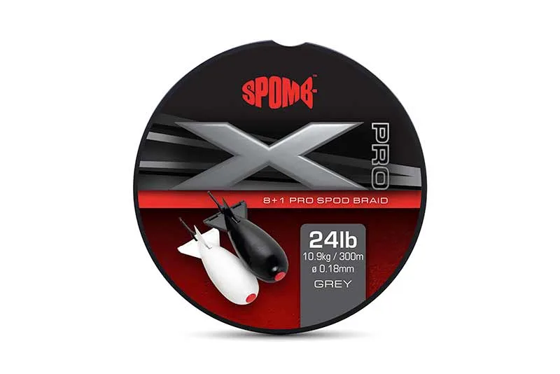 Spomb X Pro Grey 8+1 Braid 300m