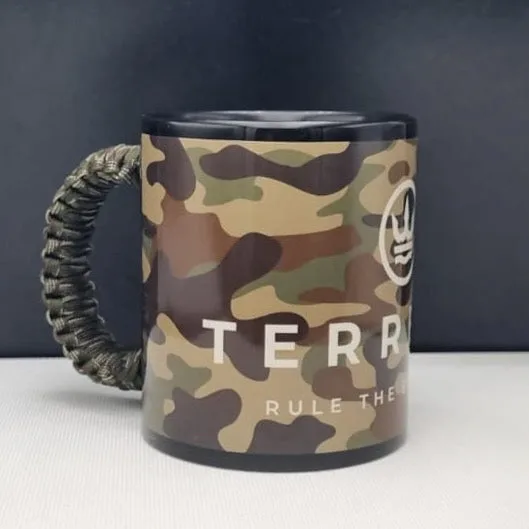 Terreign Signature Black Mug – Chesta Camo (Paracord Handle)