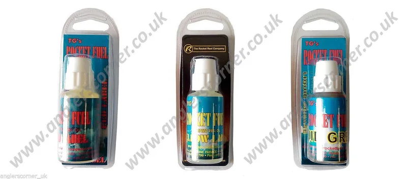 TG's Rocket Fuel Reel Oil and Grease