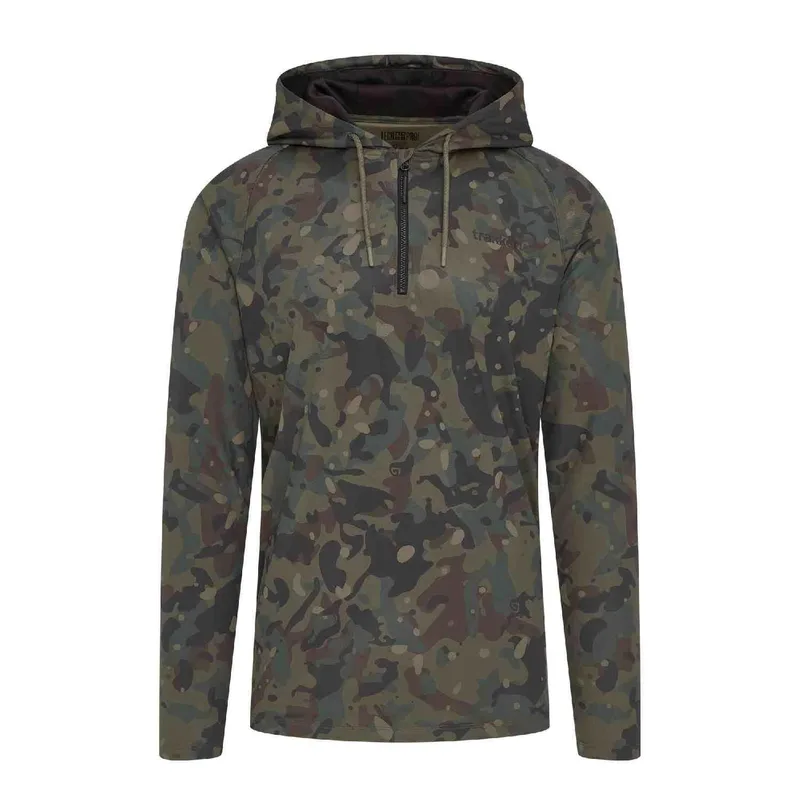 Trakker Camo UV Hooded Shirt — Medium