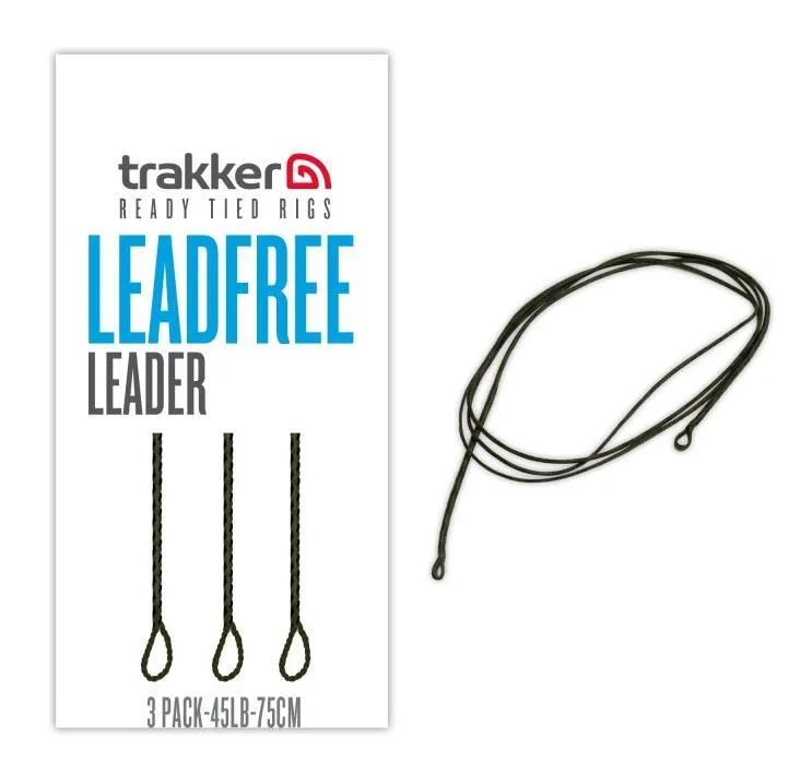 Trakker Lead Free Leader 3 Pack 75cm