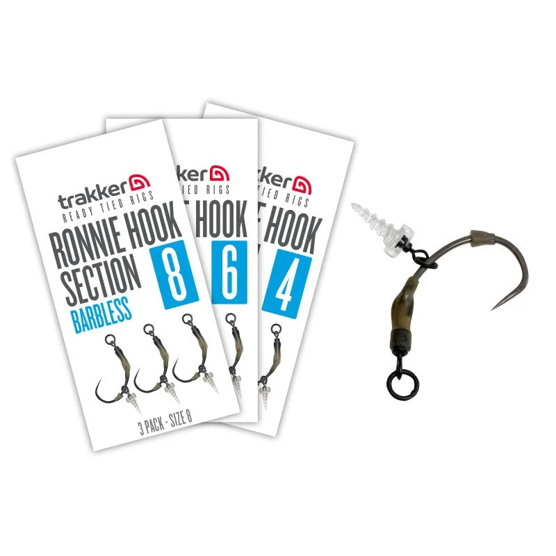 Trakker Ronnie Hook Section — 8, Barbless