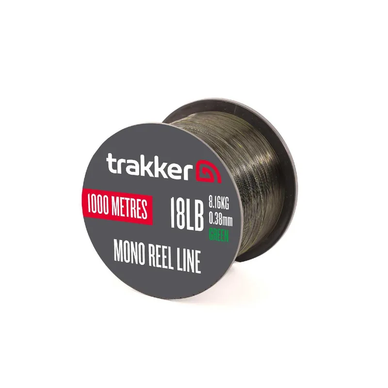Trakker Mono Reel Line 1000m — 18lb / 8.16kg, 0.38mm