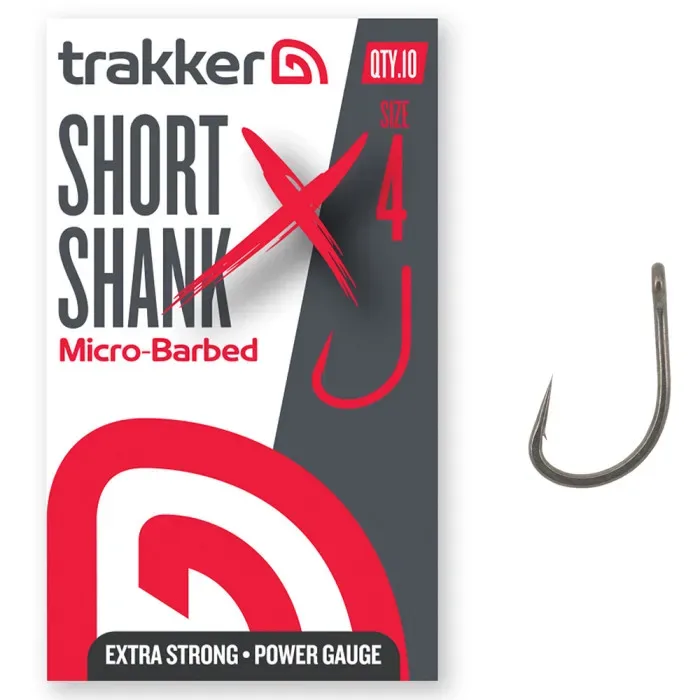 Trakker Short Shank XS Hooks Micro Barbed