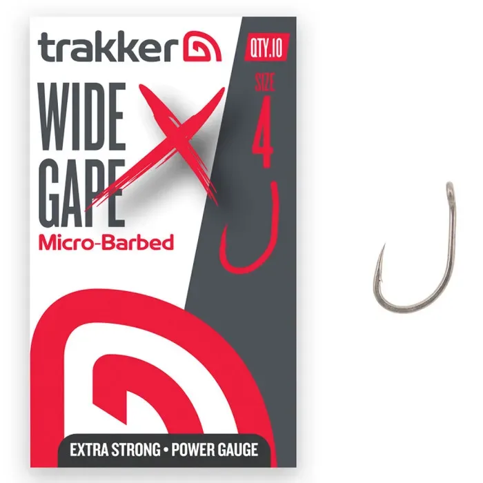 Trakker Wide Gape XS Hooks Micro Barbed