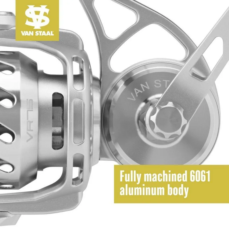 Van Staal VR Series Bailed Spinning Reel - VR125, Silver