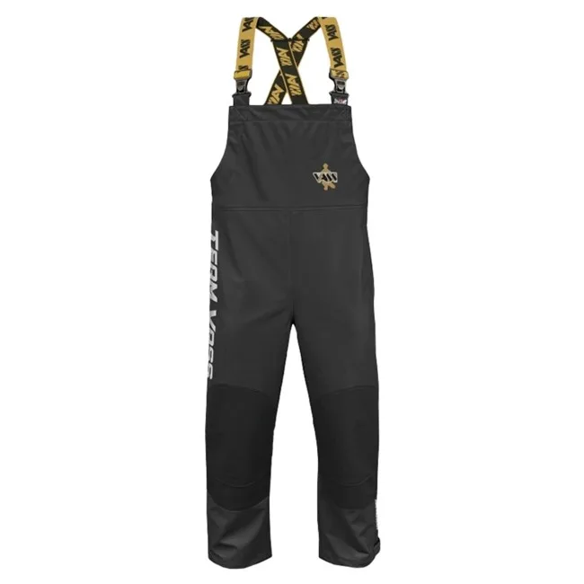 Vass Team Vass 220 Bib & Brace w/Knee — X-Large, Black