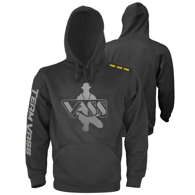Vass ‘Classic Print’ Hoody Black