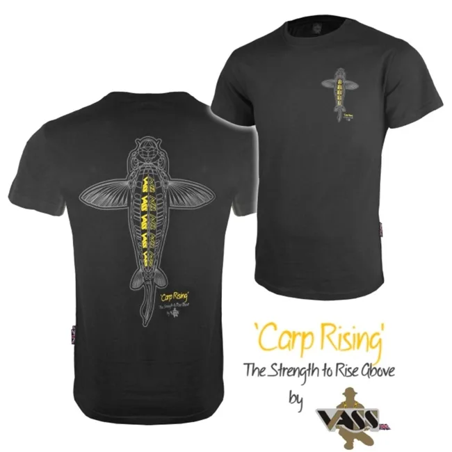 Vass ‘Carp Rising’ T-Shirt Black